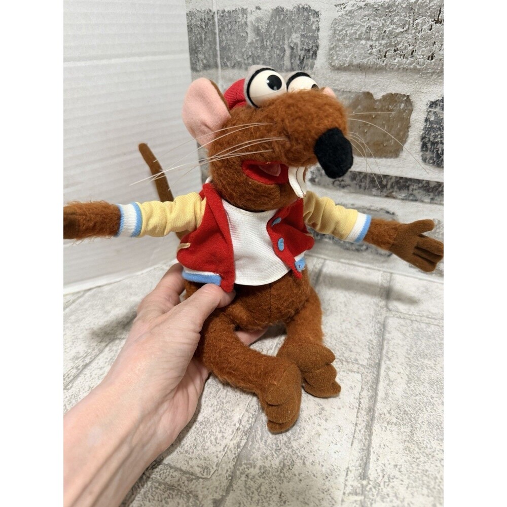 The Muppets Rizzo the Rat 10” Plush Toy Muppet Vision 3D Walt Disney World RARE!